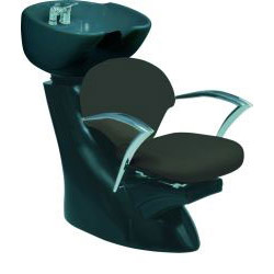 Lavacabezas mod. Stil con sillon Negro Lavacabezas mod. Stil con sillon Negro