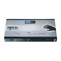 Guantes latex negro caja 20 und. Guantes latex negro caja 20 und.