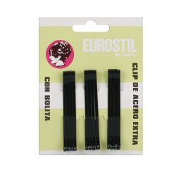 Clip largo bolita carton 12 und Negro Clip largo bolita carton 12 und Negro