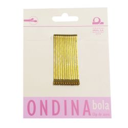 Clip corto bolita carton 12 und Bronce Clip corto bolita carton 12 und Bronce