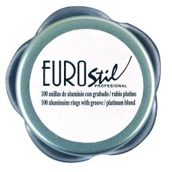 Anillas extensiones bote 100 und. Rubio platino Anillas extensiones bote 100 und. Rubio platino
