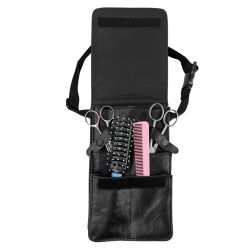 Estuche porta-útiles negro semi piel 13,5 x 22 cm Estuche porta-útiles negro semi piel 13,5 x 22 cm