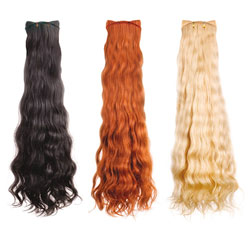 Cabello natural con queratina rizado 55-60 cm 10 und. Cabello natural con queratina rizado 55-60 cm 10 und.