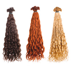 Cabello natural tejido ondulado 30-40 cm. 100 gramos Cabello natural tejido ondulado 30-40 cm. 100 gramos
