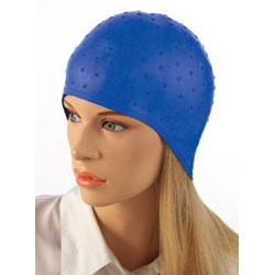 Gorro mecha latex azul Gorro mecha latex azul