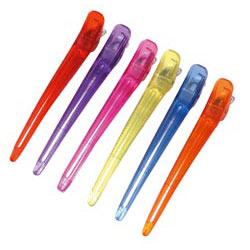 Pinza separadora larga colores 6 unid. Pinza separadora larga colores 6 unid.